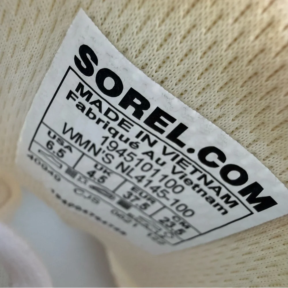 Sorel Kinetic RNEGD Lace Sneakers - White/Light Dove - Women’s 6.5 - Picture 8 of 9